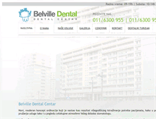 Tablet Screenshot of belvilledental.com